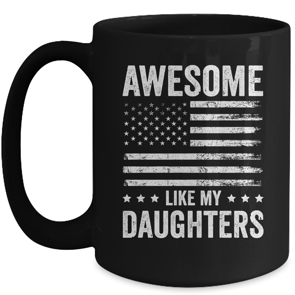 Awesome Like My Daughters Men Funny Fathers Day Dad Mug | teecentury