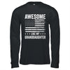 Awesome Like My Granddaugher Men Funny Fathers Day Grandpa Shirt & Hoodie | teecentury