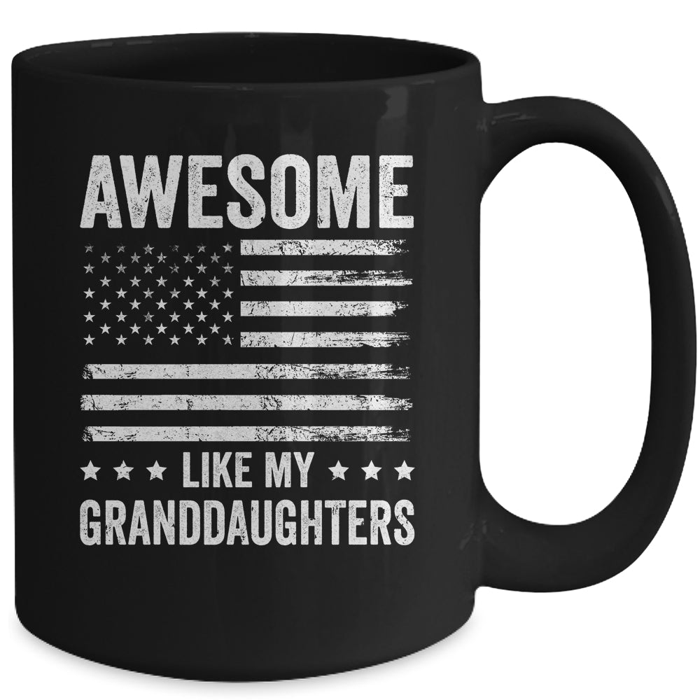 Awesome Like My Granddaughers Men Funny Fathers Day Grandpa Mug | teecentury