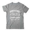 Awesome Like My Granddaughter Funny Fathers Day Pop Papa Shirt & Tank Top | teecentury
