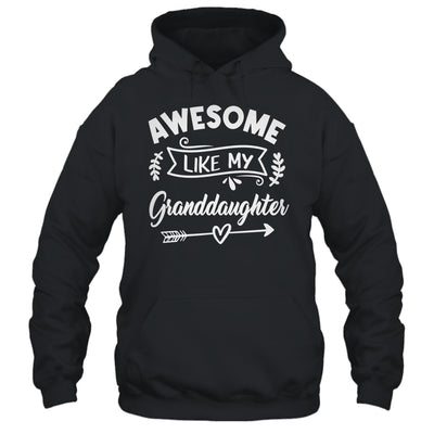 Awesome Like My Granddaughter Funny Fathers Day Pop Papa Shirt & Tank Top | teecentury