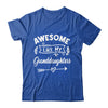 Awesome Like My Granddaughters Funny Fathers Day Pop Papa Shirt & Tank Top | teecentury