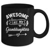 Awesome Like My Granddaughters Funny Fathers Day Pop Papa Mug | teecentury