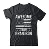 Awesome Like My Grandson Men Funny Fathers Day Grandpa Shirt & Hoodie | teecentury