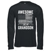 Awesome Like My Grandson Men Funny Fathers Day Grandpa Shirt & Hoodie | teecentury