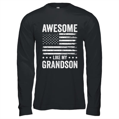 Awesome Like My Grandson Men Funny Fathers Day Grandpa Shirt & Hoodie | teecentury