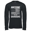 Awesome Like My Grandsons Men Funny Fathers Day Grandpa Shirt & Hoodie | teecentury