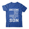 Awesome Like My Son Men Funny Fathers Day Dad Shirt & Hoodie | teecentury