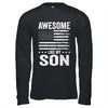 Awesome Like My Son Men Funny Fathers Day Dad Shirt & Hoodie | teecentury