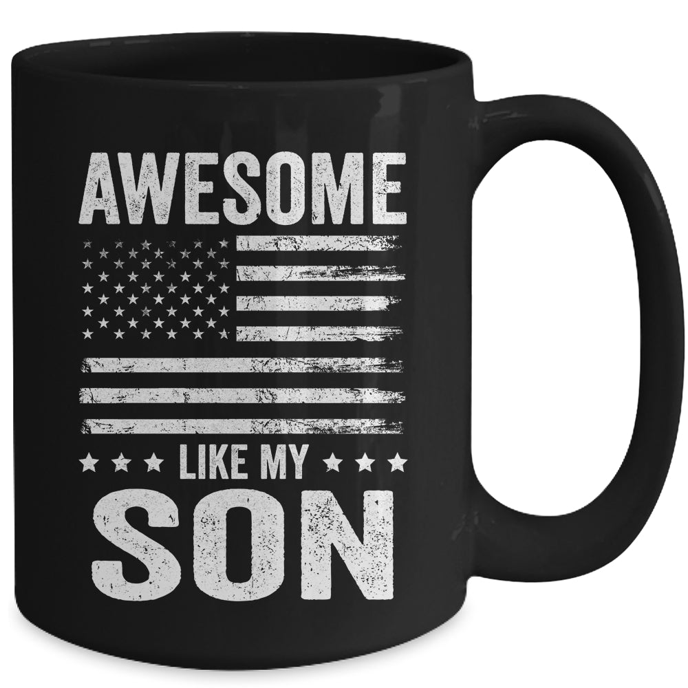 Awesome Like My Son Men Funny Fathers Day Dad Mug | teecentury