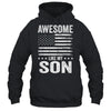Awesome Like My Son Men Funny Fathers Day Dad Shirt & Hoodie | teecentury