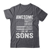 Awesome Like My Sons Men Funny Fathers Day Dad Shirt & Hoodie | teecentury