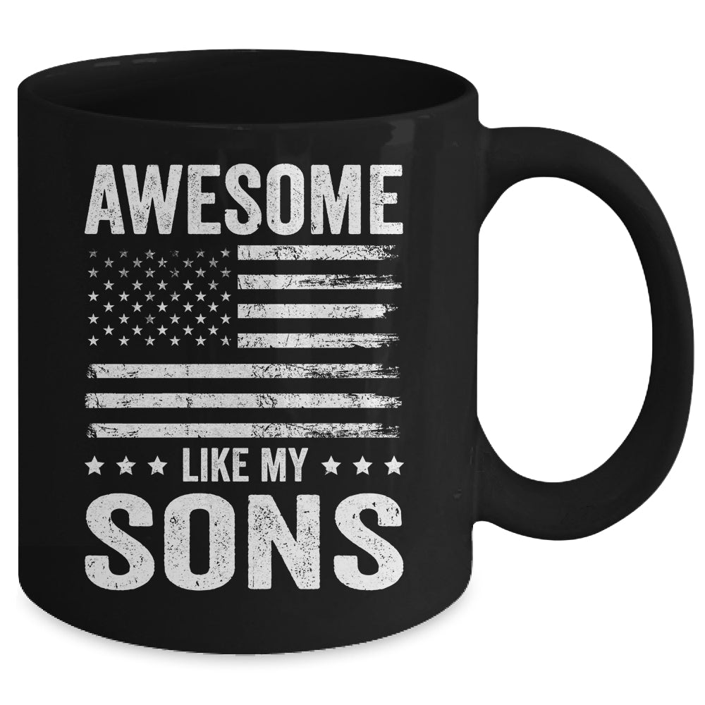 Awesome Like My Sons Men Funny Fathers Day Dad Mug | teecentury