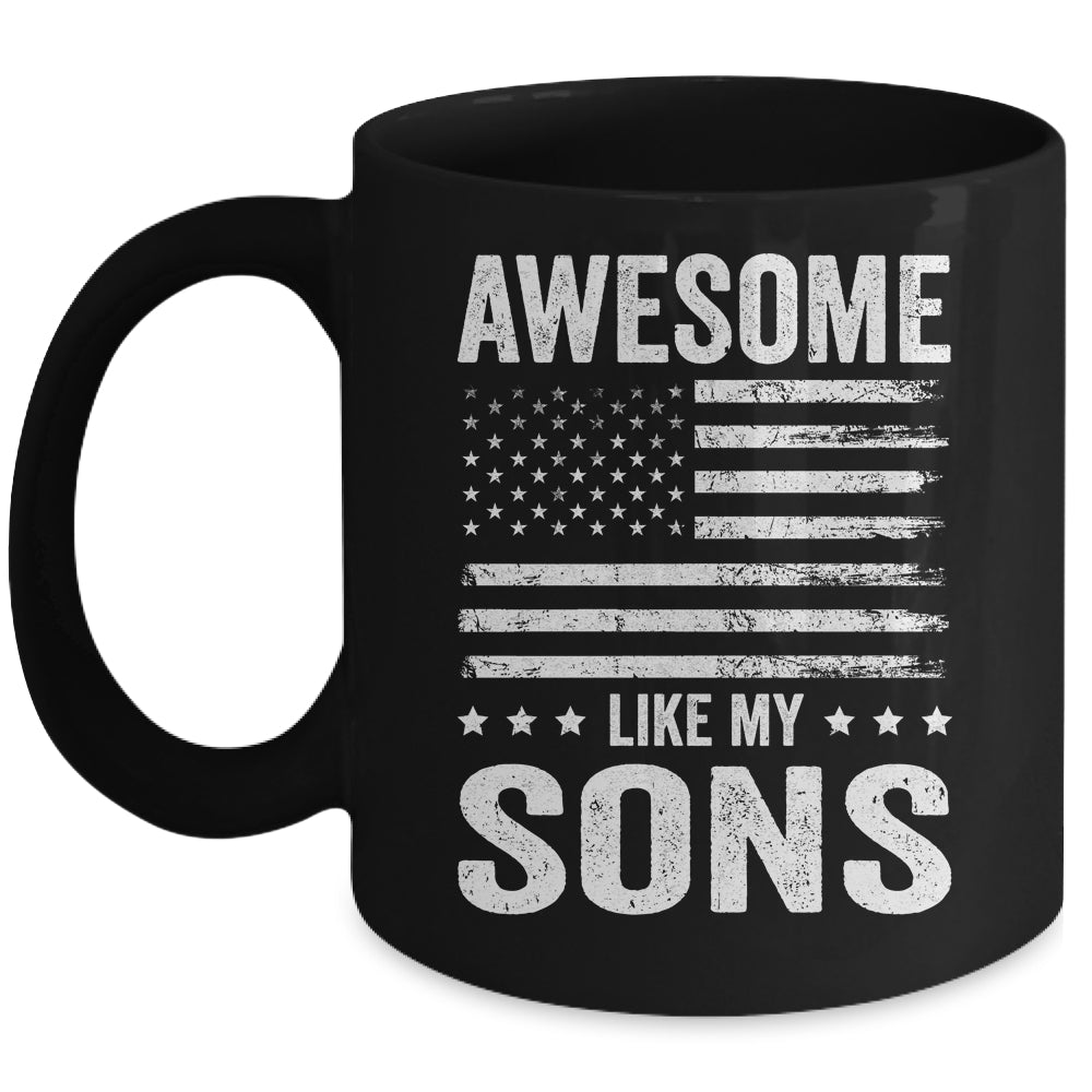 Awesome Like My Sons Men Funny Fathers Day Dad Mug | teecentury