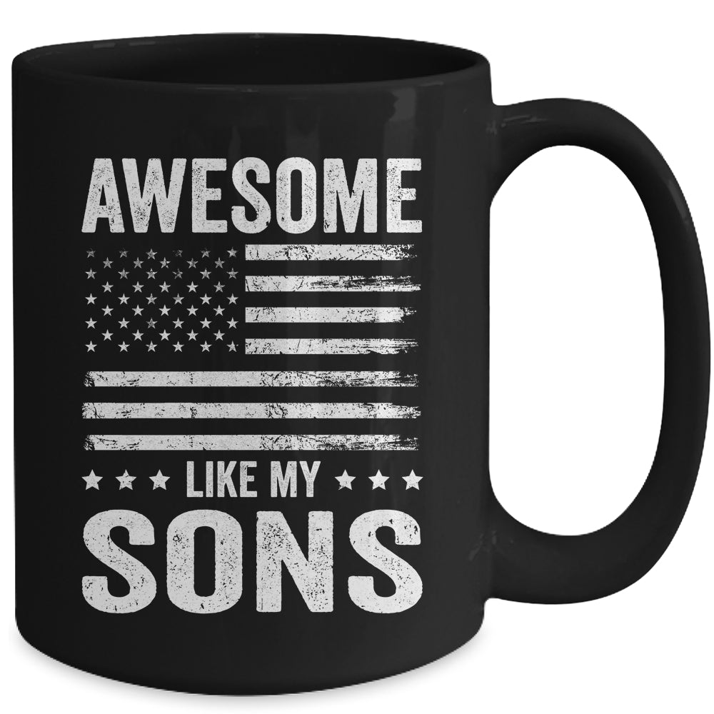 Awesome Like My Sons Men Funny Fathers Day Dad Mug | teecentury