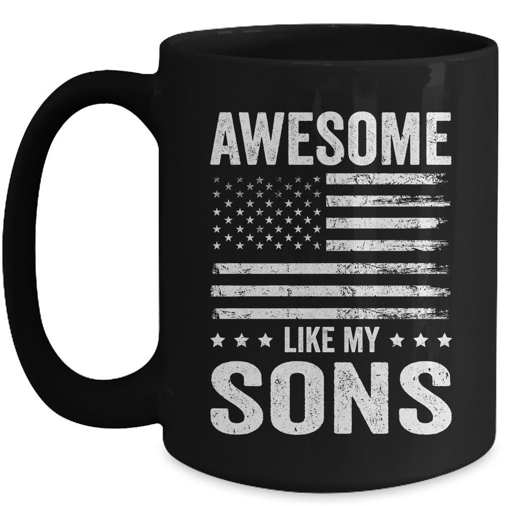 Awesome Like My Sons Men Funny Fathers Day Dad Mug | teecentury
