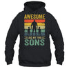 Awesome Like My Two Sons Fathers Day Proud Dad Men Shirt & Hoodie | teecentury