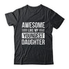 Awesome Like My Youngest Daughter Funny Mom Dad Fathers Day Shirt & Hoodie | teecentury