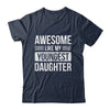 Awesome Like My Youngest Daughter Funny Mom Dad Fathers Day Shirt & Hoodie | teecentury