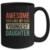 Awesome Like My Youngest Daughter Mother's Day Father's Day Mug | teecentury