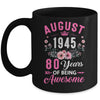 Awesome Since 1945 80 Years Old August 80th Birthday Women Mug | teecentury