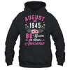 Awesome Since 1945 80 Years Old August 80th Birthday Women Shirt & Tank Top | teecentury