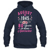 Awesome Since 1945 80 Years Old August 80th Birthday Women Shirt & Tank Top | teecentury