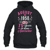 Awesome Since 1950 75 Years Old August 75th Birthday Women Shirt & Tank Top | teecentury