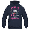 Awesome Since 1950 75 Years Old August 75th Birthday Women Shirt & Tank Top | teecentury