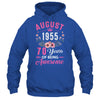 Awesome Since 1955 70 Years Old August 70th Birthday Women Shirt & Tank Top | teecentury