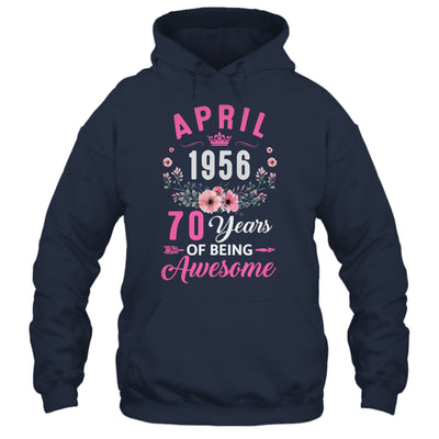 Awesome Since 1956 70 Years Old April 70th Birthday Women Shirt & Tank Top | teecentury