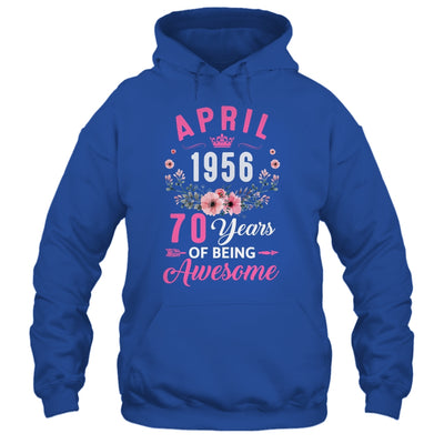 Awesome Since 1956 70 Years Old April 70th Birthday Women Shirt & Tank Top | teecentury