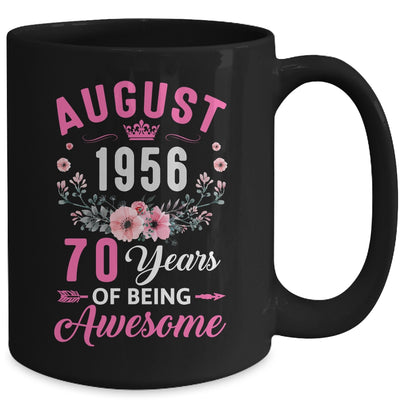 Awesome Since 1956 70 Years Old August 70th Birthday Women Mug | teecentury