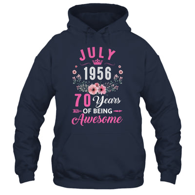 Awesome Since 1956 70 Years Old July 70th Birthday Women Shirt & Tank Top | teecentury