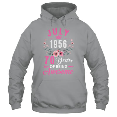Awesome Since 1956 70 Years Old July 70th Birthday Women Shirt & Tank Top | teecentury