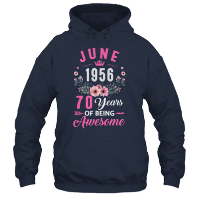 Awesome Since 1956 70 Years Old June 70th Birthday Women Shirt & Tank Top | teecentury