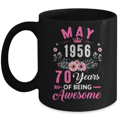 Awesome Since 1956 70 Years Old May 70th Birthday Women Mug | teecentury