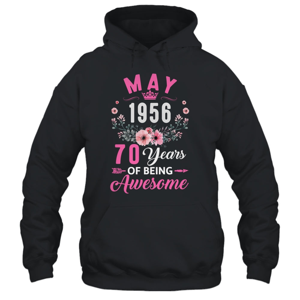 Awesome Since 1956 70 Years Old May 70th Birthday Women Shirt & Tank Top | teecentury