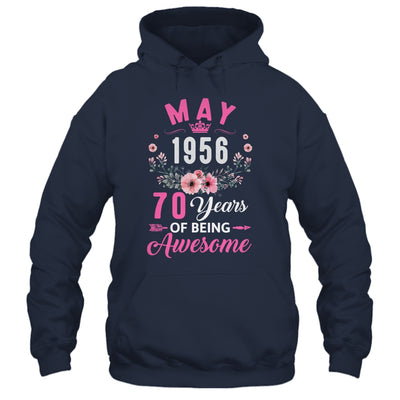 Awesome Since 1956 70 Years Old May 70th Birthday Women Shirt & Tank Top | teecentury