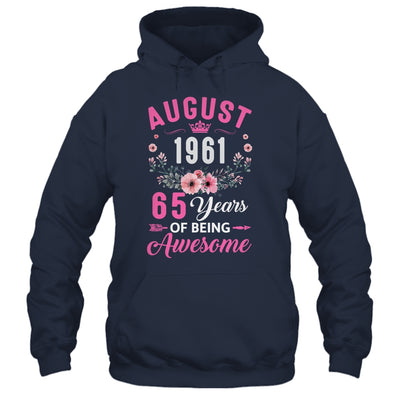 Awesome Since 1961 65 Years Old August 65th Birthday Women Shirt & Tank Top | teecentury