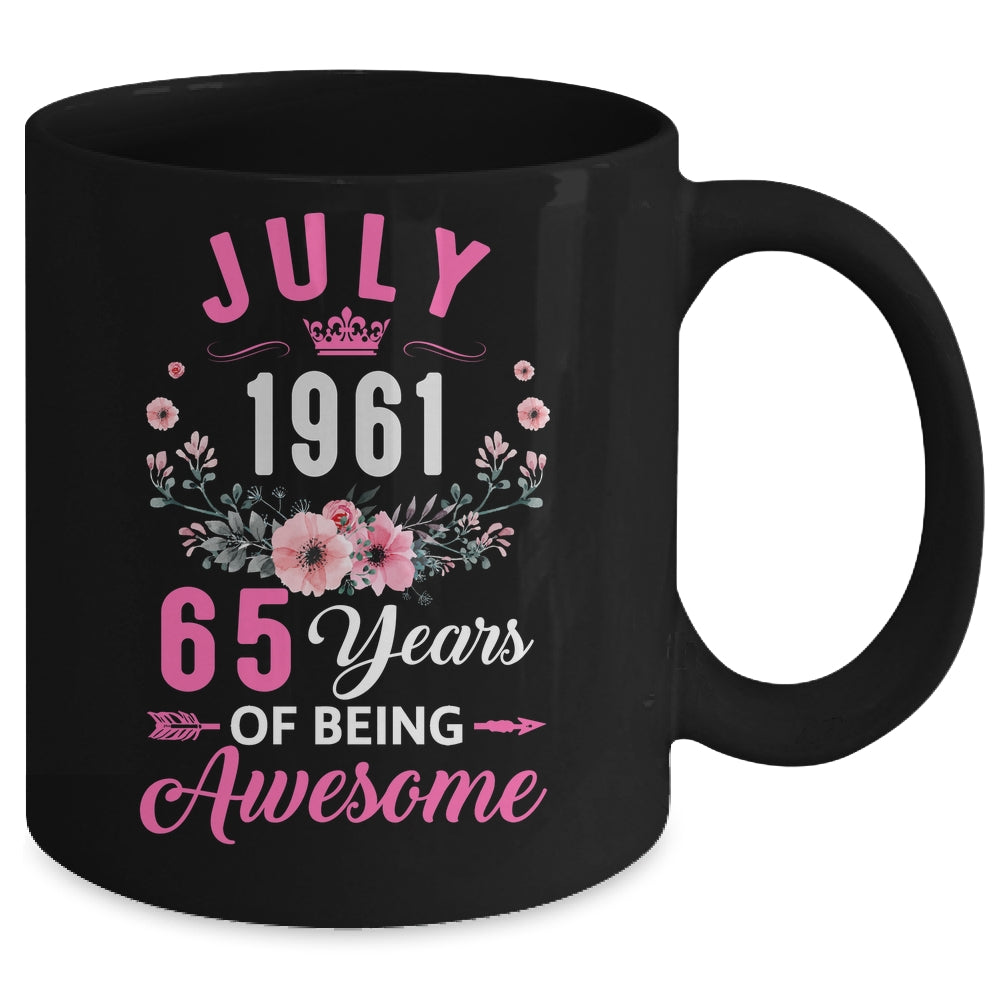 Awesome Since 1961 65 Years Old July 65th Birthday Women Mug | teecentury