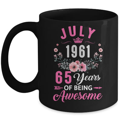 Awesome Since 1961 65 Years Old July 65th Birthday Women Mug | teecentury