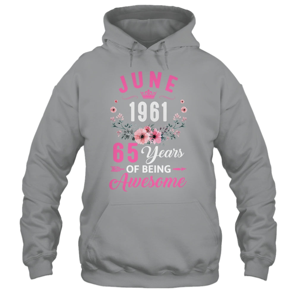 Awesome Since 1961 65 Years Old June 65th Birthday Women Shirt & Tank Top | teecentury