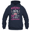 Awesome Since 1970 55 Years Old August 55th Birthday Women Shirt & Tank Top | teecentury