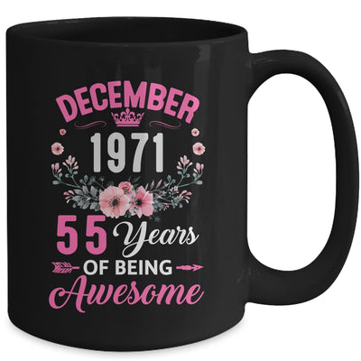 Awesome Since 1971 55 Years Old December 55th Birthday Women Mug | teecentury