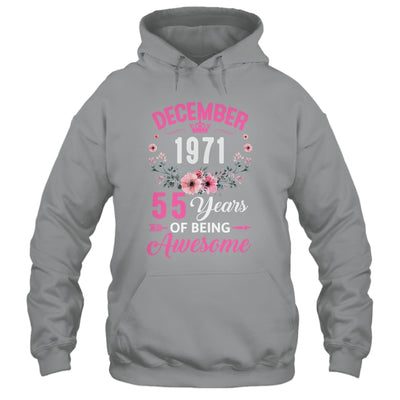 Awesome Since 1971 55 Years Old December 55th Birthday Women Shirt & Tank Top | teecentury