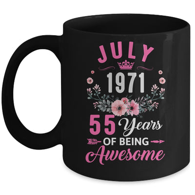 Awesome Since 1971 55 Years Old July 55th Birthday Women Mug | teecentury