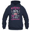 Awesome Since 1975 50 Years Old August 50th Birthday Women Shirt & Tank Top | teecentury