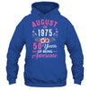 Awesome Since 1975 50 Years Old August 50th Birthday Women Shirt & Tank Top | teecentury