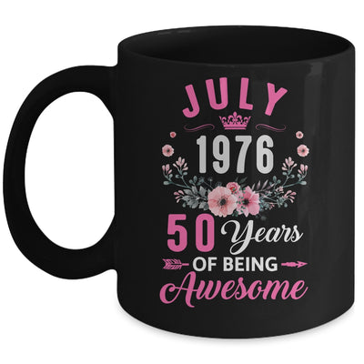 Awesome Since 1976 50 Years Old July 50th Birthday Women Mug | teecentury